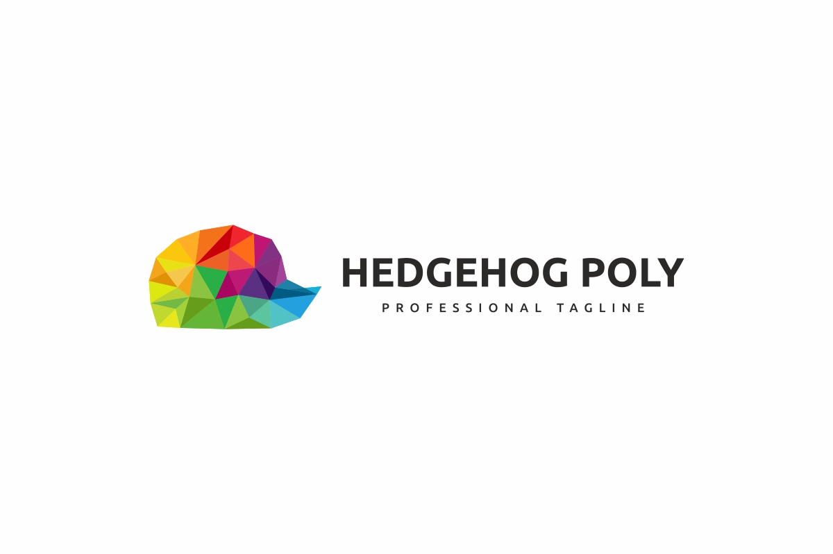 Download Шаблон логотипа "Hedgehog Polygon Logo Template" / Hedgehog Polygon Logo Template - Шаблон логотипа на тему графика animals,art,artistic,business,character,characters,color pencil,colorful,creative,creature,creature logo,drawing,editable logo template,editable vector logo,hedgehog,hedgehog logo,logo templa