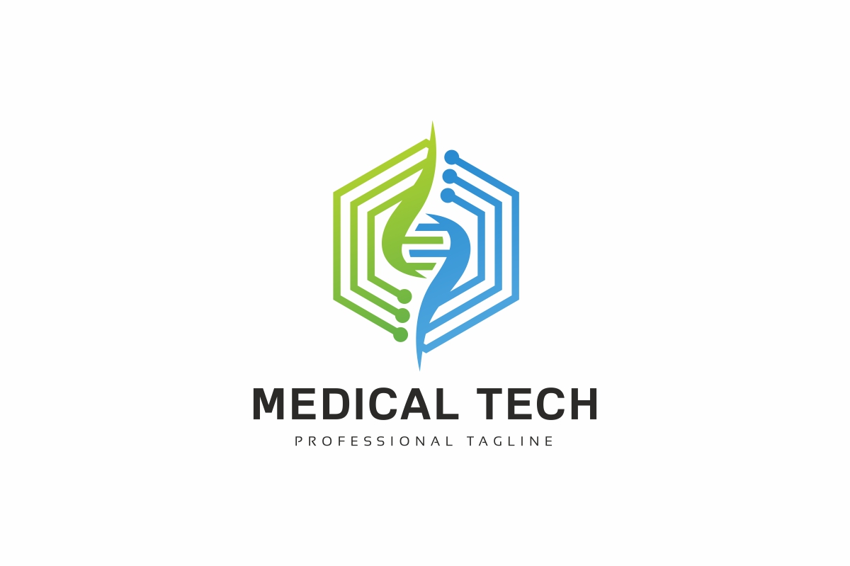 Download Шаблон логотипа "Medical Tech Logo Template" / Medical Tech Logo Template - Шаблон логотипа на тему графика abstract,atom,biology,cell,chemistry,chromosome,connection,design,dna,element,genetic,genome,health,icon,illustration,lab,laboratory,logo,medical,molecule
