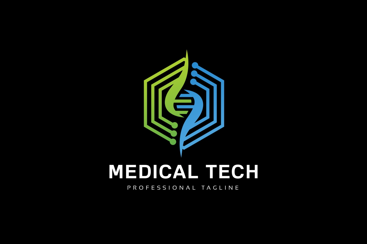 Download Шаблон логотипа "Medical Tech Logo Template" / Medical Tech Logo Template - Шаблон логотипа на тему графика abstract,atom,biology,cell,chemistry,chromosome,connection,design,dna,element,genetic,genome,health,icon,illustration,lab,laboratory,logo,medical,molecule
