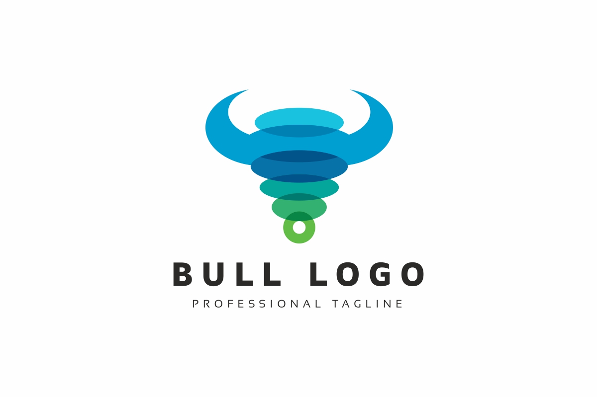 Download Шаблон логотипа "Bull Colorful Logo Template" / Bull Colorful Logo Template - Шаблон логотипа на тему графика animal,animals,battle,branding,bull,bull logo,colorful,consultant,consulting,corporate,creative,creativity,expertise,finance,financial,game,investment,marketing,polygon,real estate