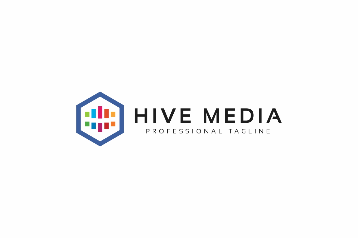 Download Шаблон логотипа "Hive Media Logo Template" / Hive Media Logo Template - Шаблон логотипа на тему графика analysis,analytics,app,consultant,conversion,finance,graph,graphs,growth,hexa,hexagon,internet,internet marketing,invest,marketing,ppc,profit,rise,search,seo