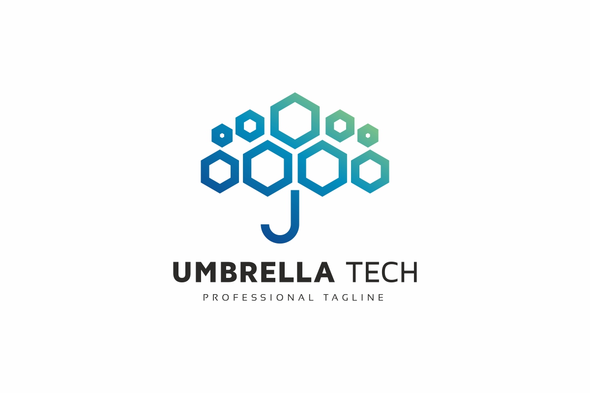 Download Шаблон логотипа "Umbrella Tech Logo Template" / Umbrella Tech Logo Template - Шаблон логотипа на тему графика app,apps,brand,branding,business,cloud,cloud computing,colorful,communication,company,creative,data,design,different,host,hosting,logo,logotype,media,online