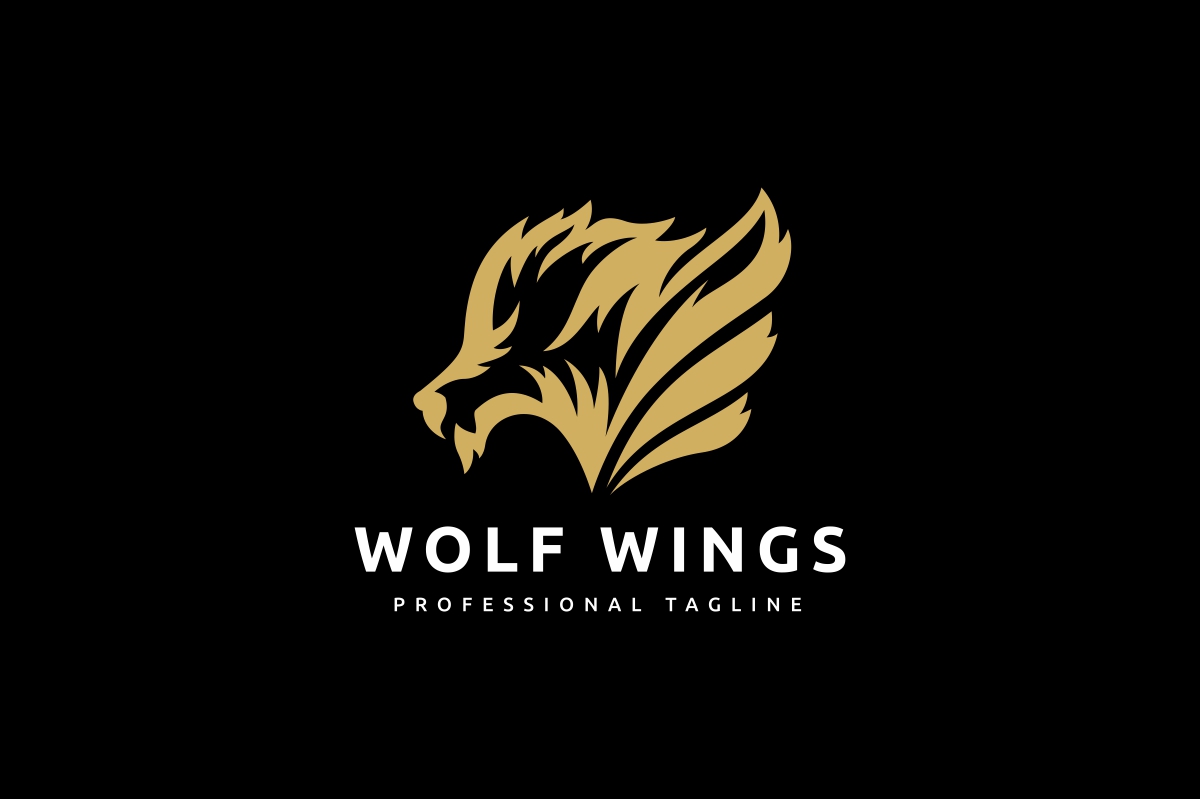 Download Шаблон логотипа "Wolf Wings Logo Template" / Wolf Wings Logo Template - Шаблон логотипа на тему графика animal,animals,blog,creative,fox,fun,game,gamer,logo,tech,technology,wing,wolf