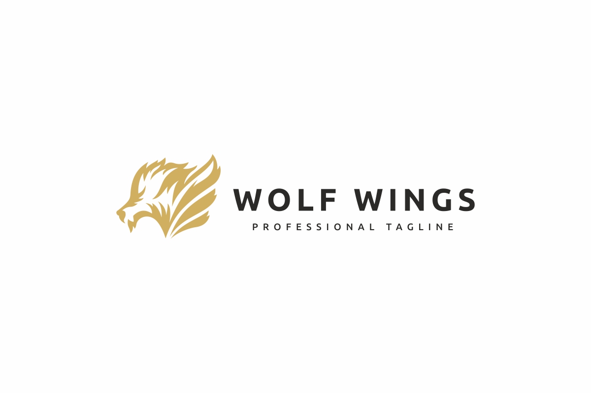 Download Шаблон логотипа "Wolf Wings Logo Template" / Wolf Wings Logo Template - Шаблон логотипа на тему графика animal,animals,blog,creative,fox,fun,game,gamer,logo,tech,technology,wing,wolf