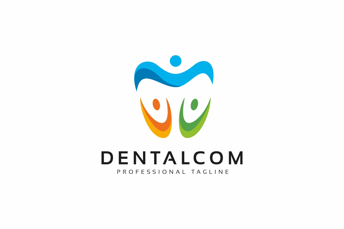 Download Шаблон логотипа "Dental Community Logo Template" / Dental Community Logo Template - Шаблон логотипа на тему графика person,tooth,dental,health,care,vector,community,icon,symbol,medical,illustration,dentistry,family,medicine,sign,abstract,smile,clean,graphic,design