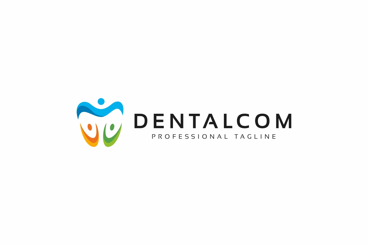 Download Шаблон логотипа "Dental Community Logo Template" / Dental Community Logo Template - Шаблон логотипа на тему графика person,tooth,dental,health,care,vector,community,icon,symbol,medical,illustration,dentistry,family,medicine,sign,abstract,smile,clean,graphic,design