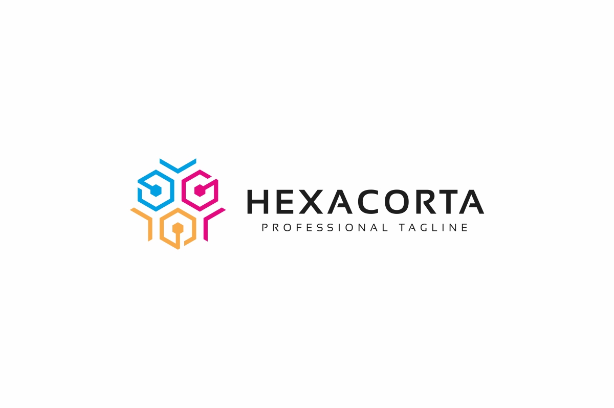 Download Шаблон логотипа "Hexagon Connect Logo Template" / Hexagon Connect Logo Template - Шаблон логотипа на тему графика hexagon,abstract,block,box,business,communication,company,connect,connection,cube,cycle,dimension,expert,futuristic,intertwined,line,link,media,modern,network