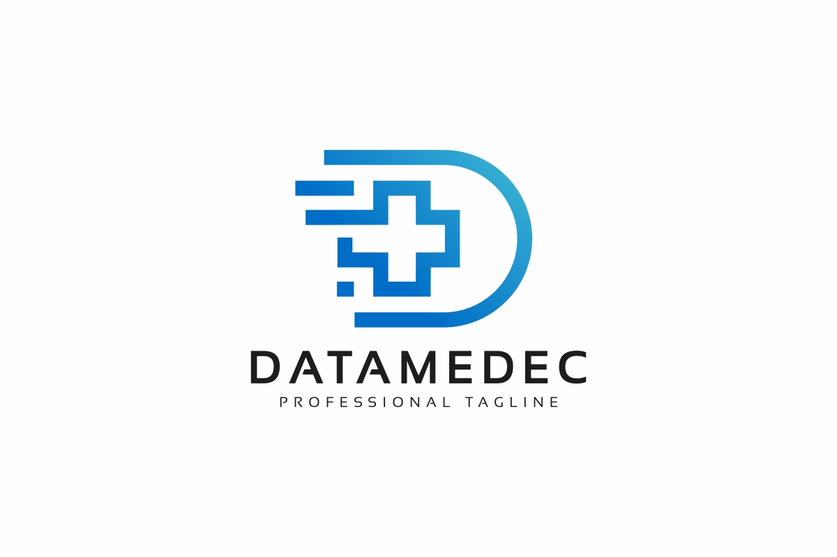 Download Шаблон логотипа "D Letter Medical Cross Logo Template" / D Letter Medical Cross Logo Template - Шаблон логотипа на тему графика d letter,box,care,caring,clinic,cross,cube,cubical,doctor,god,health,health cross,healthy,help,hexagon,hospital,life,med,medic,medical