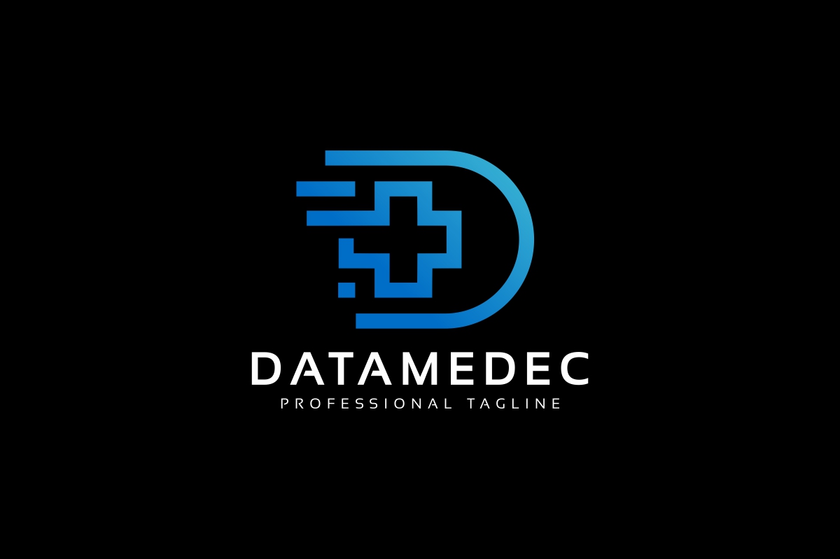 Download Шаблон логотипа "D Letter Medical Cross Logo Template" / D Letter Medical Cross Logo Template - Шаблон логотипа на тему графика d letter,box,care,caring,clinic,cross,cube,cubical,doctor,god,health,health cross,healthy,help,hexagon,hospital,life,med,medic,medical