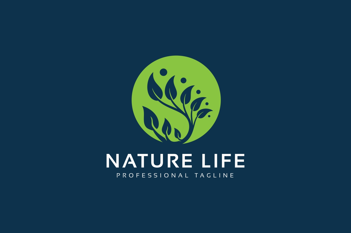 Download Шаблон логотипа "Nature Life Logo Template" / Nature Life Logo Template - Шаблон логотипа на тему графика beauty,business,care,circle,community,cosmetic,ecology,environment,environmental,green,health,healthy,leaf,medical,meditation,natural,plant,safe,service,spiritual