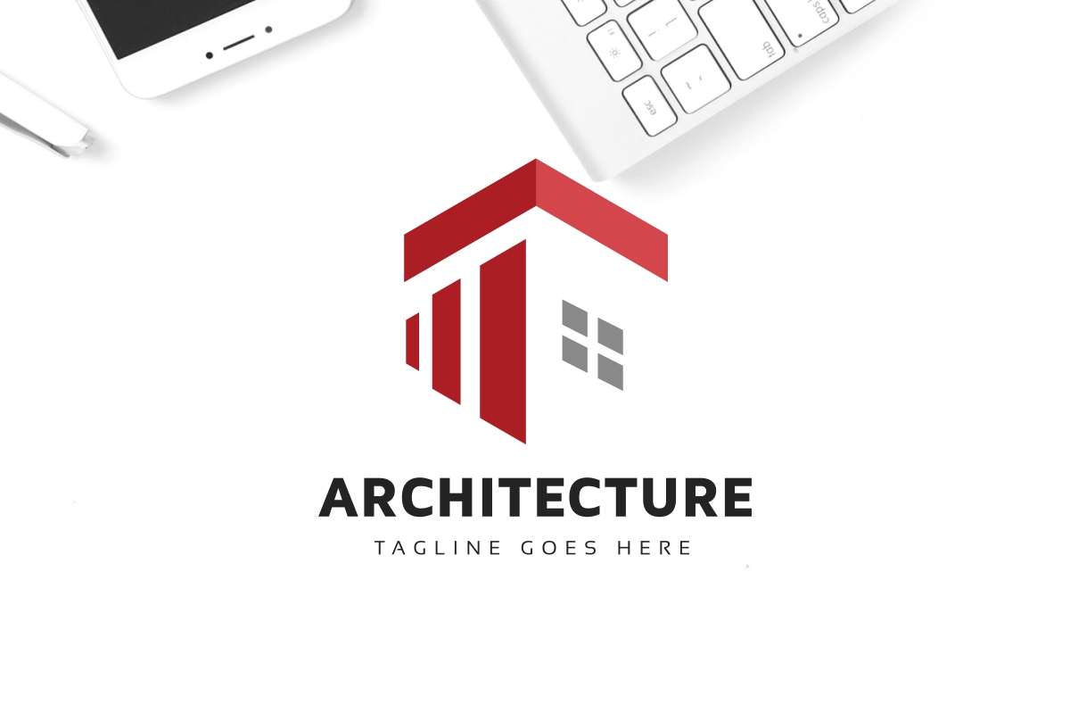 Download Шаблон логотипа "Architecture Logo Template" / Architecture Logo Template - Шаблон логотипа на тему графика arch,architecture,building,building logo,buildings,construction,estate,mortgage,real estate,house,home