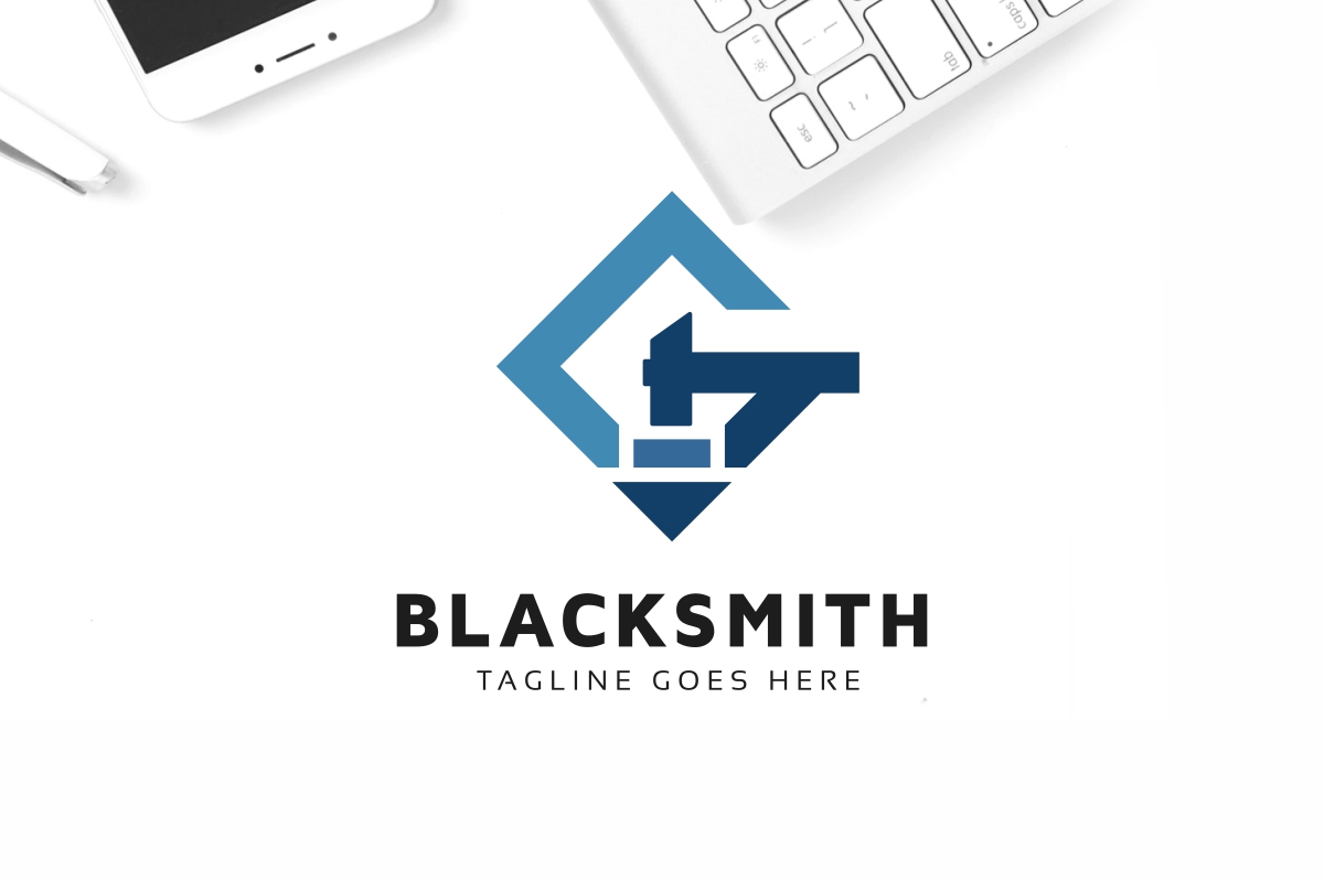 Download Шаблон логотипа "Blacksmith Logo Template" / Blacksmith Logo Template - Шаблон логотипа на тему графика amboss,amboss logo,anvil,blacksmith,blacksmith logo,blacksmithing,craft,creative,fabrication,fabricator,forge,foundry,furnace,hammer,handcrafted,industrial,industry,iron,material arts,metal