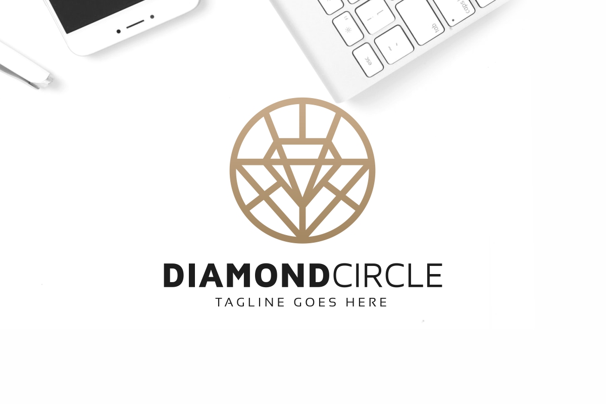 Download Шаблон логотипа "Diamond Circle Logo Template" / Diamond Circle Logo Template - Шаблон логотипа на тему графика abstract,brand identity,branding,brilliant,business company,circle,colorful icon,design,diamond,diamond group,diamonds,distinguished,elegant emblem,gem,geometric symbol,hotel,illustration,ins