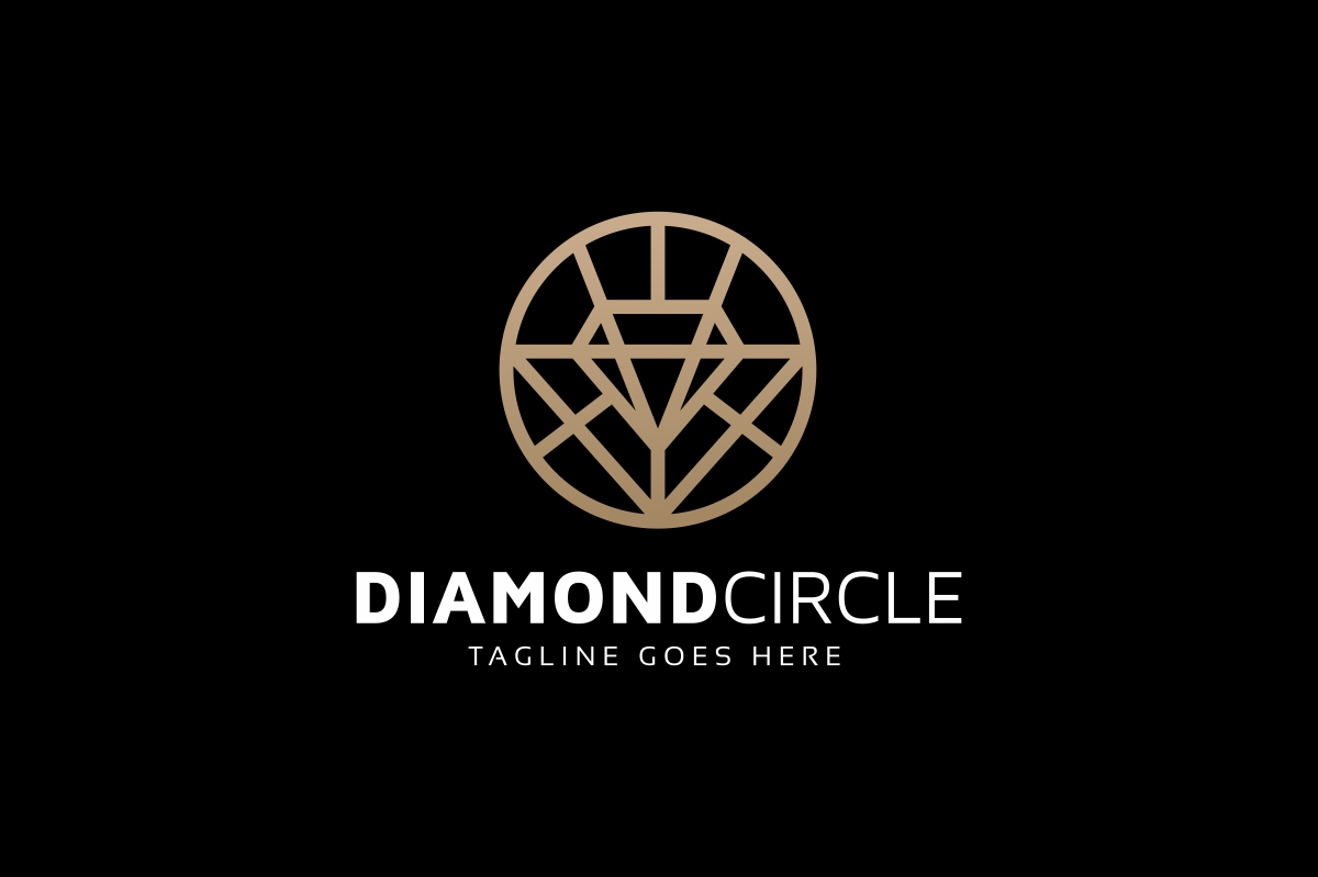 Download Шаблон логотипа "Diamond Circle Logo Template" / Diamond Circle Logo Template - Шаблон логотипа на тему графика abstract,brand identity,branding,brilliant,business company,circle,colorful icon,design,diamond,diamond group,diamonds,distinguished,elegant emblem,gem,geometric symbol,hotel,illustration,ins