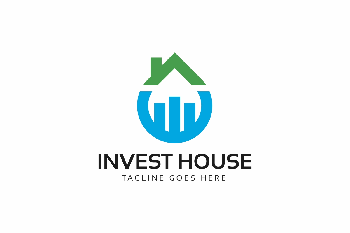 Download Шаблон логотипа "Invest House Logo Template" / Invest House Logo Template - Шаблон логотипа на тему графика agency,brand,branding,build,building,construction,empire,estate,group,home,house,housing,insurance,invesment,invest,logo,logotype,properties,property,real estate