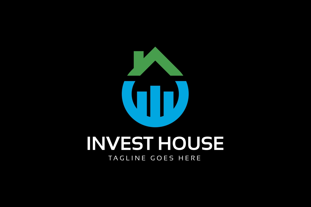 Download Шаблон логотипа "Invest House Logo Template" / Invest House Logo Template - Шаблон логотипа на тему графика agency,brand,branding,build,building,construction,empire,estate,group,home,house,housing,insurance,invesment,invest,logo,logotype,properties,property,real estate