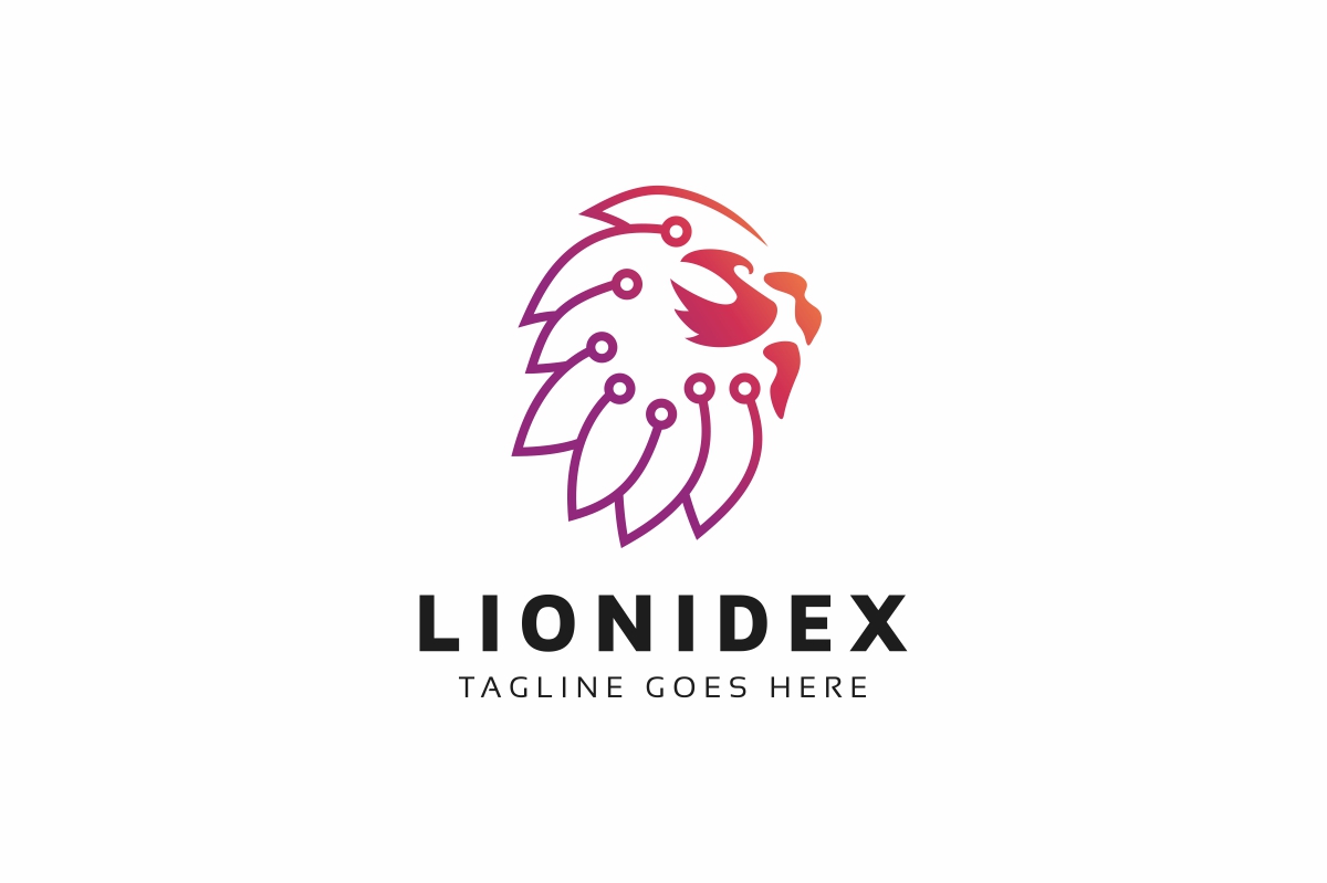 Download Шаблон логотипа "Lion Tech Logo Template" / Lion Tech Logo Template - Шаблон логотипа на тему графика animals,auto,automobile,blue,brand logo,branding,car,car logo,company,company logo,corporate,creative,creative logo,creative logo design,free logo,geek,geek logo,logo creative,logo free,logo 
