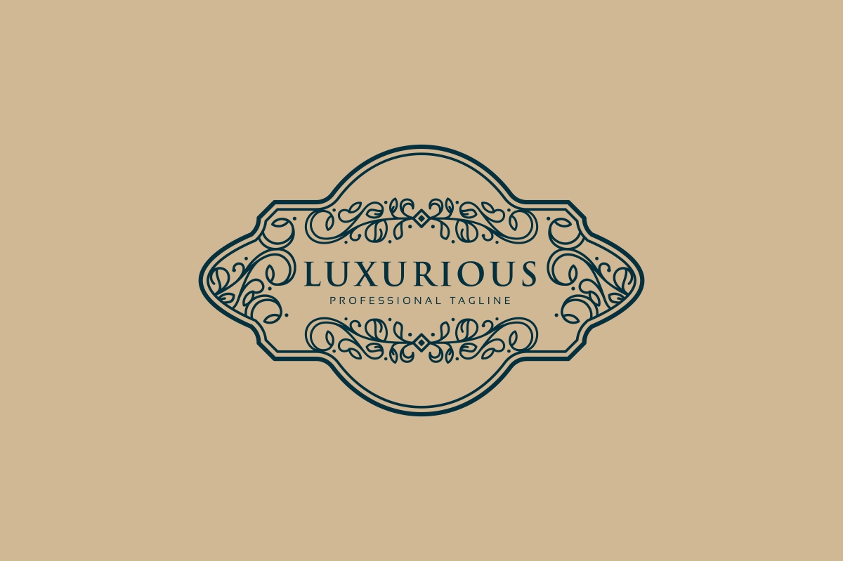Download Шаблон логотипа "Luxurious Logo Template" / Luxurious Logo Template - Шаблон логотипа на тему графика beautiful crest,beauty,blazon,calligraphy,classic,crest,crown,decorative,elegant,emblem,fashion,flourish,heraldry,hotel,jewellery,letter,luxurious logo,luxury,majestic,majesty