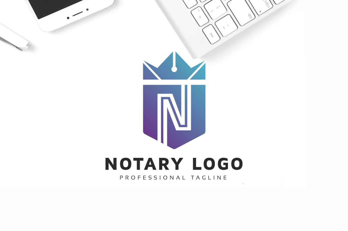Download Шаблон логотипа "Notary Logo Template" / Notary Logo Template - Шаблон логотипа на тему графика n letter,attorney,author,blog,book,book store,edition,editor,education,feather,government,ink,issue,journalism,knowledge,law,learning,legal,library,literature