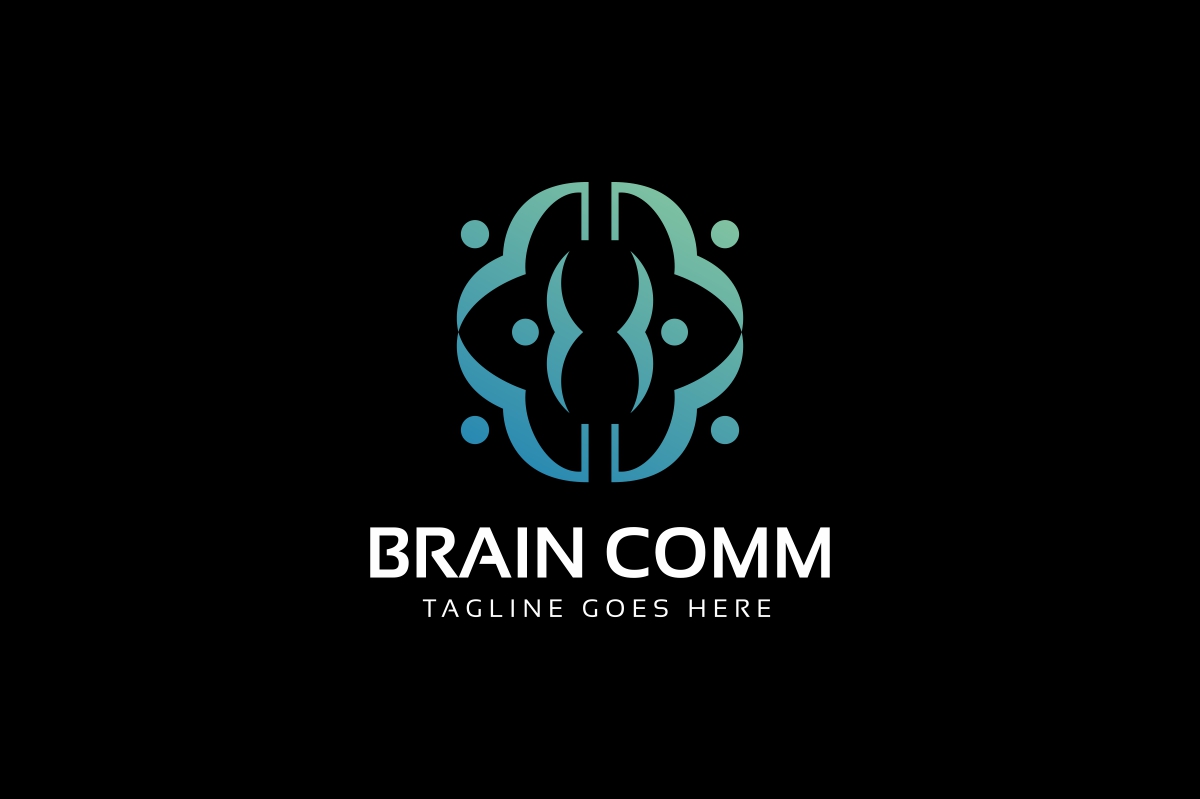Download Шаблон логотипа "Brain Community Logo Template" / Brain Community Logo Template - Шаблон логотипа на тему графика brain,brain logo,brainstorm,bright,communication,concept,cortex,entertainment,flash,gaming,head,health,idea,intelligence,knowledge,media,medical,medicine,mind,network