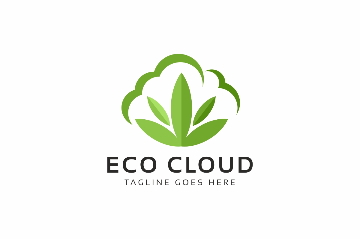 Download Шаблон логотипа "Eco Cloud Logo Template" / Eco Cloud Logo Template - Шаблон логотипа на тему графика awareness,beauty,cloud,cloud computing,connect,connection,data,digital,ecology,ecommerce,flowers,grow,herbal shop,host,hosting,leaf,market,marketing,media,multimedia