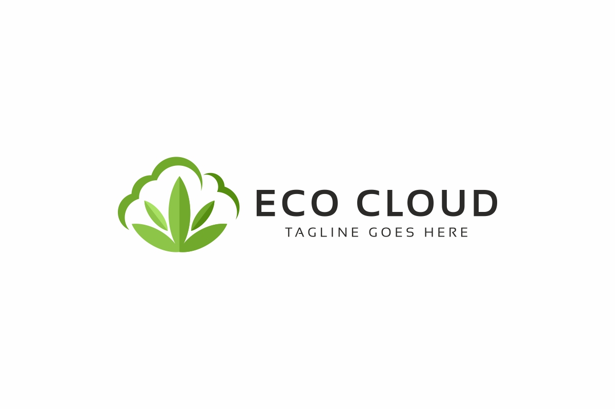 Download Шаблон логотипа "Eco Cloud Logo Template" / Eco Cloud Logo Template - Шаблон логотипа на тему графика awareness,beauty,cloud,cloud computing,connect,connection,data,digital,ecology,ecommerce,flowers,grow,herbal shop,host,hosting,leaf,market,marketing,media,multimedia