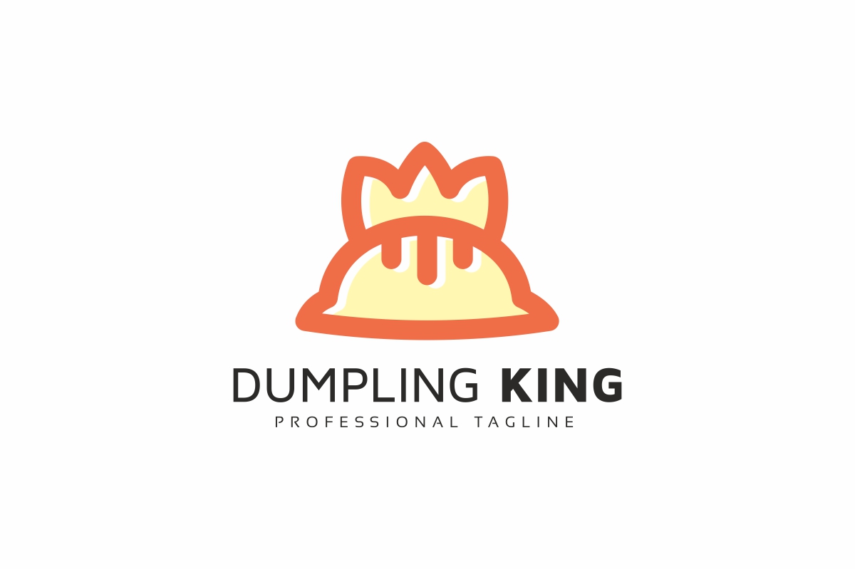 Download Шаблон логотипа "Dumpling King Logo Template" / Dumpling King Logo Template - Шаблон логотипа на тему графика animal,animals,cartoon,character,characters,child,children,clip art,cool,cute,delicious,design,dessert,dumplings,fairy,family fun,food,fun,illustration,kid