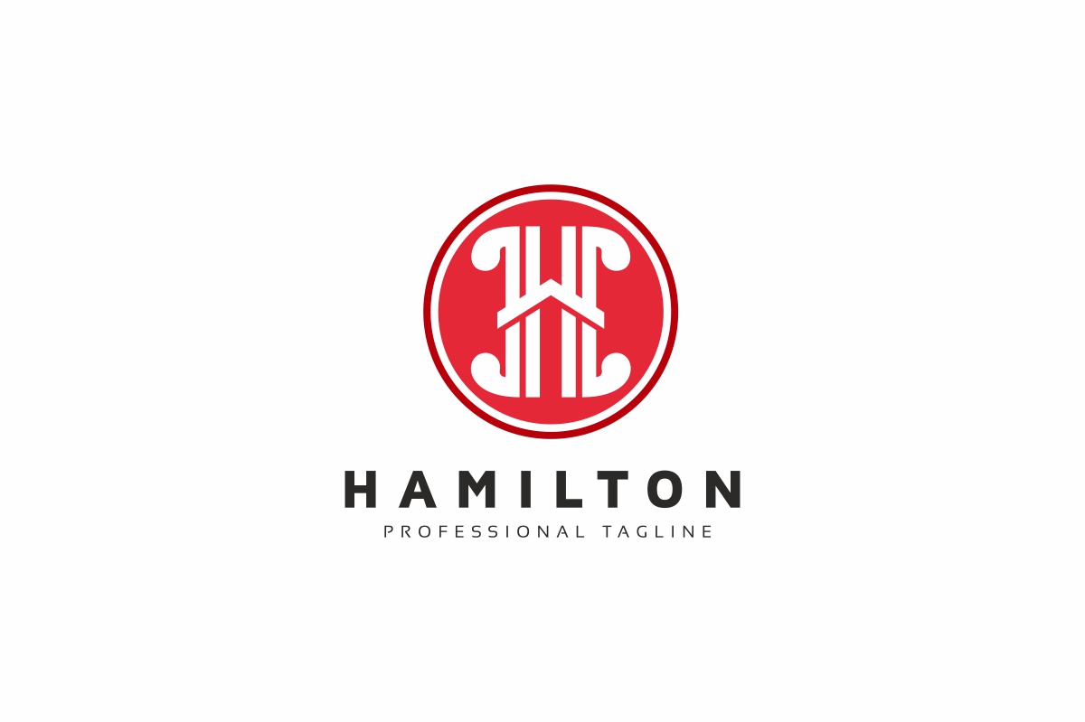 Download Шаблон логотипа "Hamilton H Letter Logo Template" / Hamilton H Letter Logo Template - Шаблон логотипа на тему графика architecture,construction,construction company,h letter,h logo,home,house,house logo,interior,letter,real estate,solid