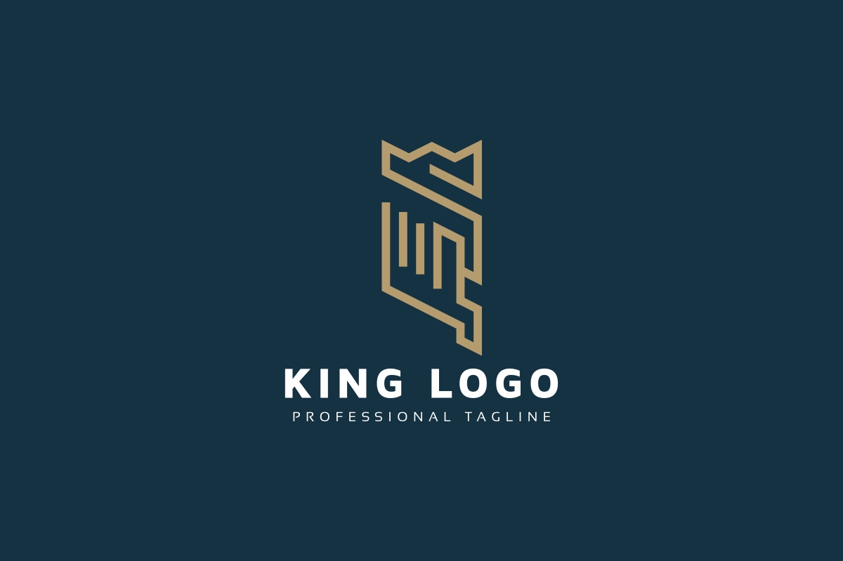 Download Шаблон логотипа "King Logo Template" / King Logo Template - Шаблон логотипа на тему графика beard,brand,branding,castle,crown,design,face,graphic,great,head,human,icon,illustrator,king,kingdom,leader,legend,logo,majestic,majesty