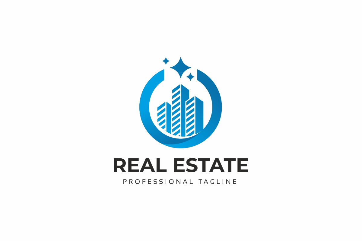 Download Шаблон логотипа "Real Estate Logo Template" / Real Estate Logo Template - Шаблон логотипа на тему графика animals,brand logo,branding,company,company logo,creative,creative logo,free logo,geek,geek logo,learning,logo,logo free,logotype,media,nerd,nerd business,newspaper,planet,real estate