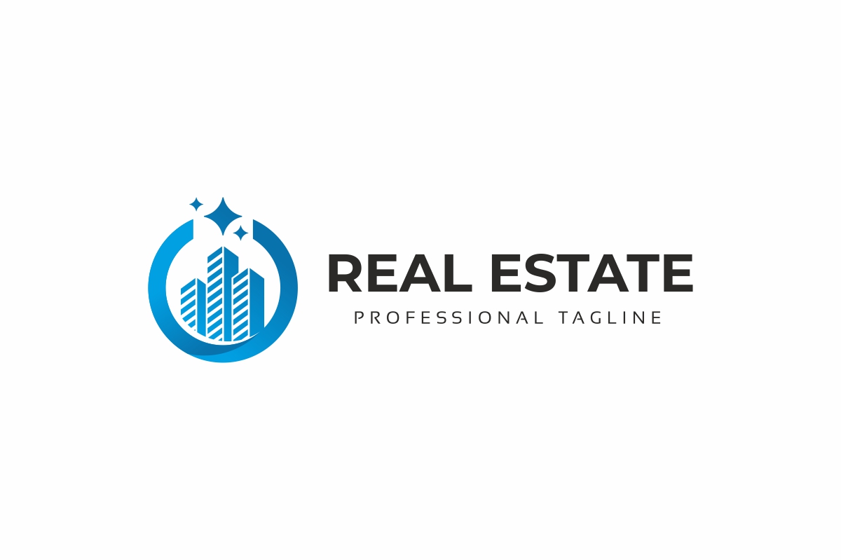 Download Шаблон логотипа "Real Estate Logo Template" / Real Estate Logo Template - Шаблон логотипа на тему графика animals,brand logo,branding,company,company logo,creative,creative logo,free logo,geek,geek logo,learning,logo,logo free,logotype,media,nerd,nerd business,newspaper,planet,real estate