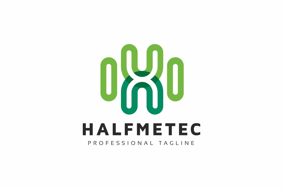 Download Шаблон логотипа "Halfmetec H Letter Logo Template" / Halfmetec H Letter Logo Template - Шаблон логотипа на тему графика circle,cute,design,high,letter,loader,logo,red,simple,word