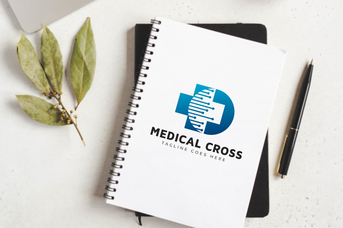 Download Шаблон логотипа "Medical Cross Logo Template" / Medical Cross Logo Template - Шаблон логотипа на тему графика box,care,caring,clinic,cross,cube,cubical,doctor,god,health,health cross,healthy,help,hexagon,hospital,life,med,medic,medical,medicine