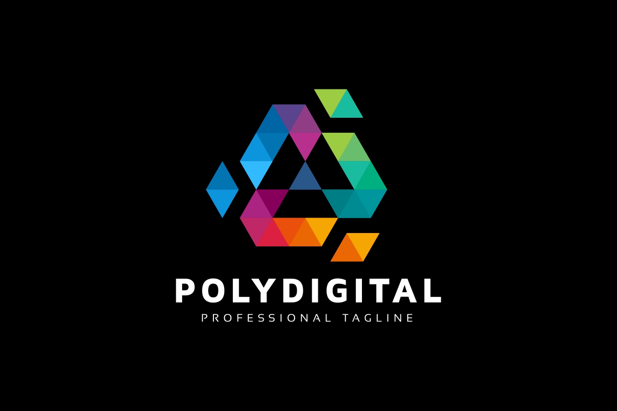 Download Шаблон логотипа "Polygon Colorful Logo Template" / Polygon Colorful Logo Template - Шаблон логотипа на тему графика agency,business,colorful,colors,concept,connect,connection,creative,dynamic,industry,marketing,media,mobius logo,modern,multimedia,software,studio,tech,technology,triangle