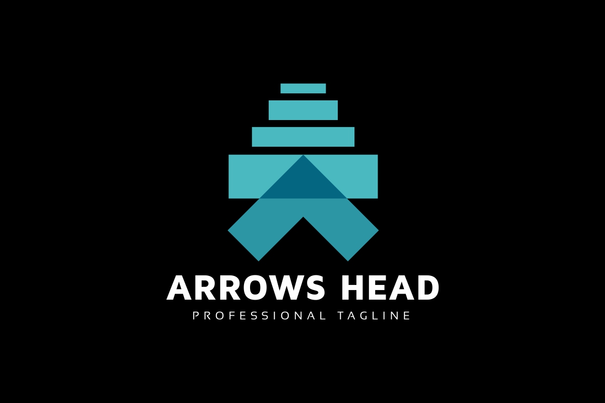 Download Шаблон логотипа "Arrows Head Logo Template" / Arrows Head Logo Template - Шаблон логотипа на тему графика active,advance,arrow,arrow head,bold,communication,connect,development,direction,fast,fly,forward,geometric,logo,management,media,motion,movement,network,progress