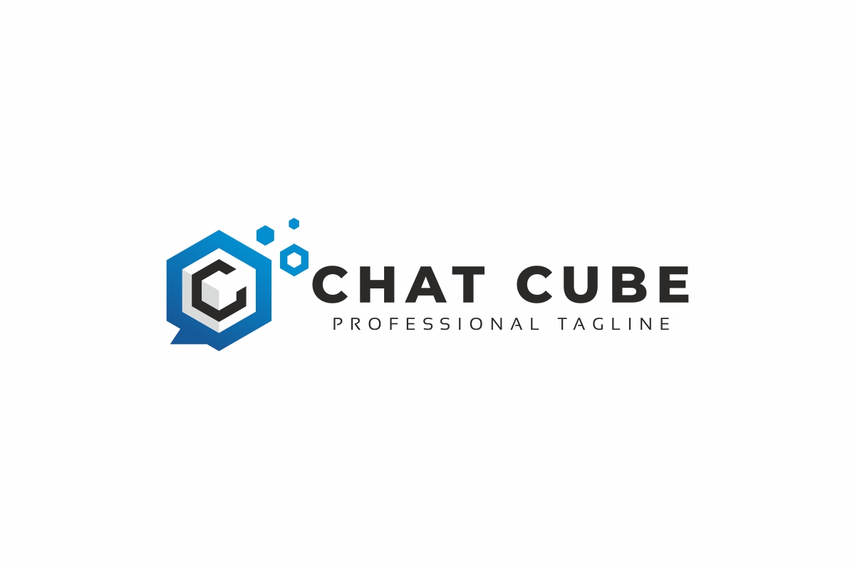 Download Шаблон логотипа "Chat Cube C Letter Logo Template" / Chat Cube C Letter Logo Template - Шаблон логотипа на тему графика app,application,blog,blogging,box,brand,branding,chat,corporate,cube,hexagon,identity,logo,logotype,message,messaging,software,talk,talking,tech