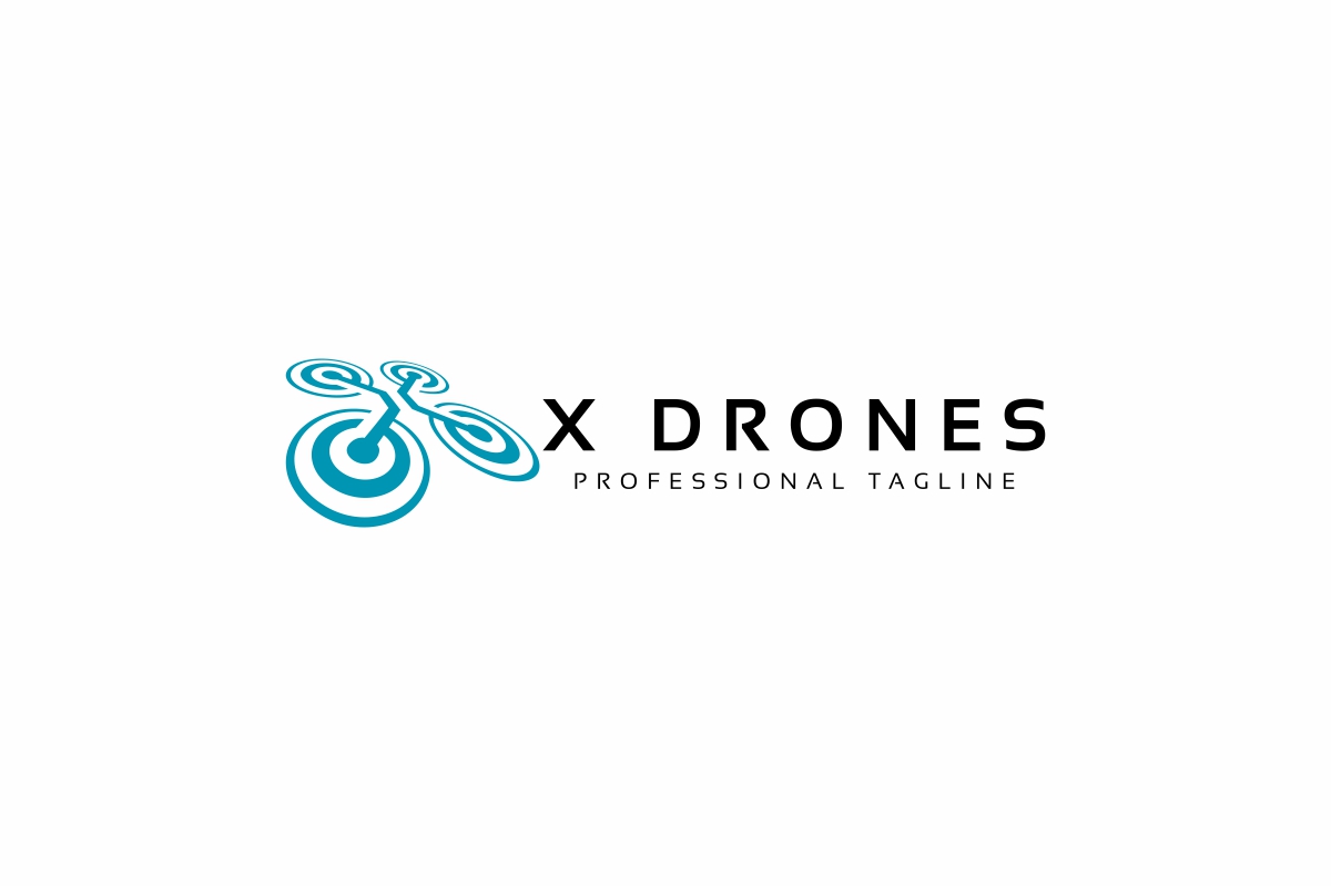 Download Шаблон логотипа "X Drones Logo Template" / X Drones Logo Template - Шаблон логотипа на тему графика black,drone,drone logo,fly,flying,letter,letter x,logo,modern,purple,red,robot,round,simplistic,template,vector