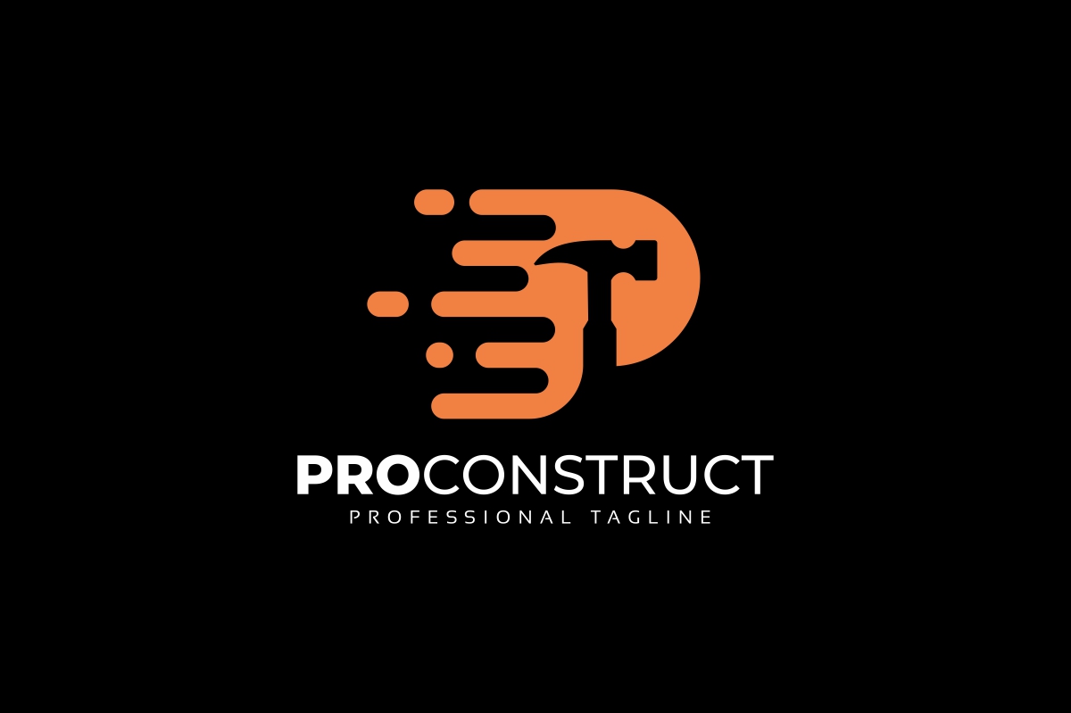 Download Шаблон логотипа "Pro Construct P Letter Logo Template" / Pro Construct P Letter Logo Template - Шаблон логотипа на тему графика advertising,app,architecture,communication,communications,construction,delivery,fitness,global,health,internet,legal,letter,letters,manufacturing,marketing,media,music,photography,real estate