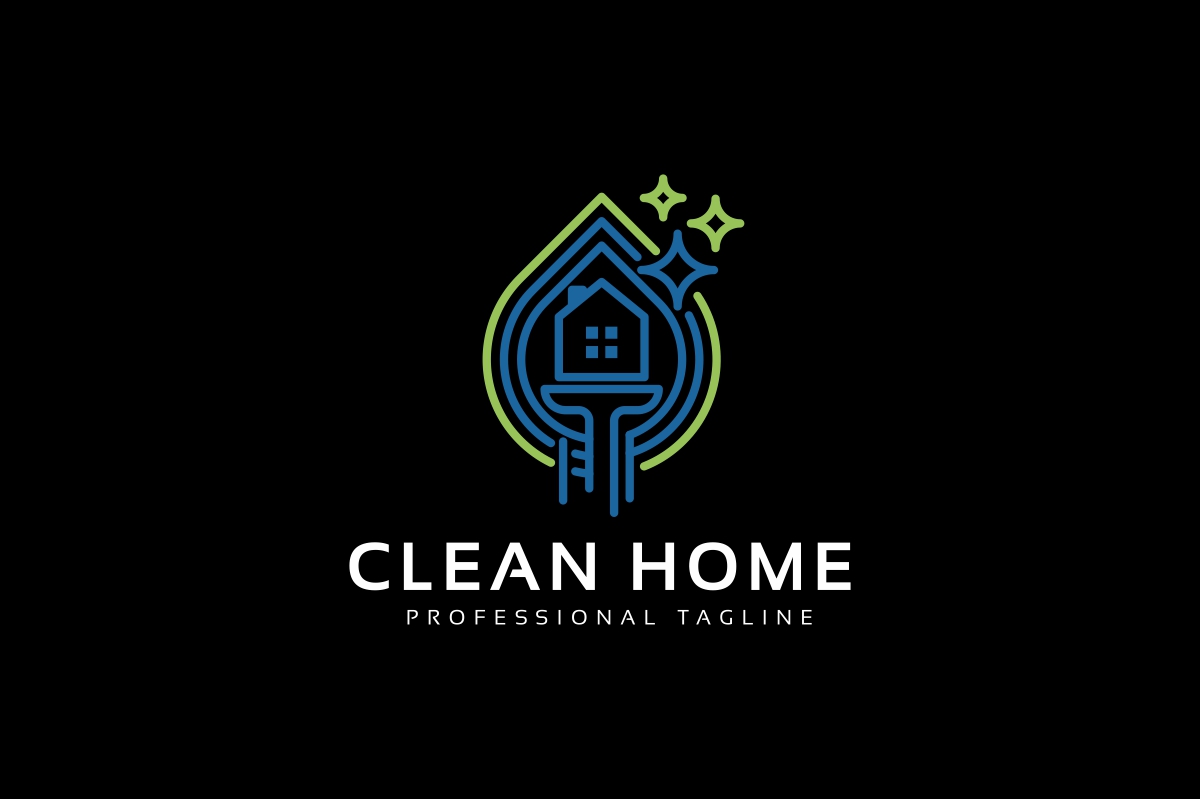 Download Шаблон логотипа "Clean Home Logo Template" / Clean Home Logo Template - Шаблон логотипа на тему графика bubble,bucket,building,clean,colorful,home,home cleaning,house,house cleaning,household,housework,maid,neat,professional,satisfaction,soap,spray,storing,sweeper,vaccum