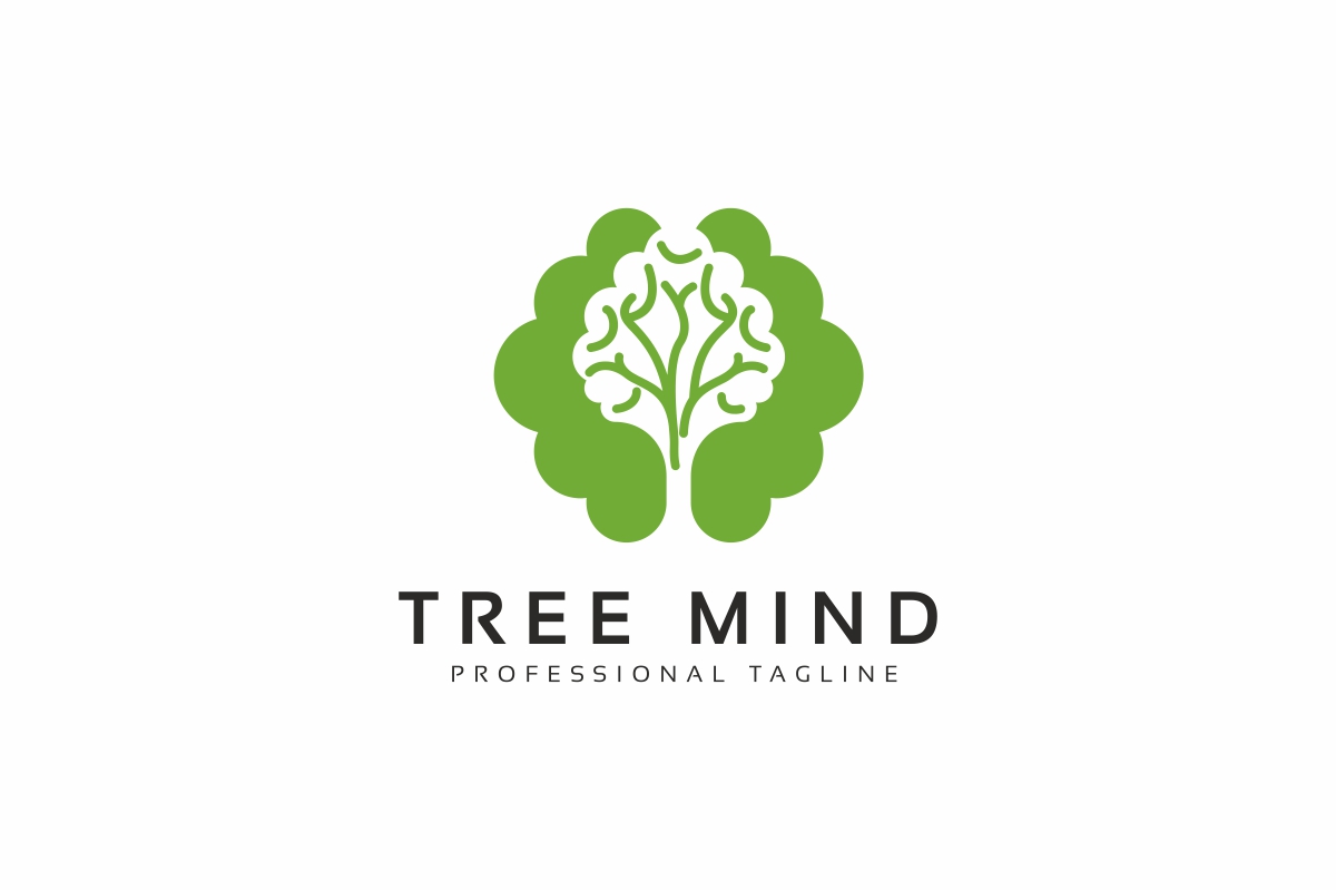 Download Шаблон логотипа "Tree Mind Logo Template" / Tree Mind Logo Template - Шаблон логотипа на тему графика brand,branding,creation,creative,creativity,ecologic,ecological,environment,face,family,green,head,human,idea,intelligence,investing,investment,leaf,leaves,management