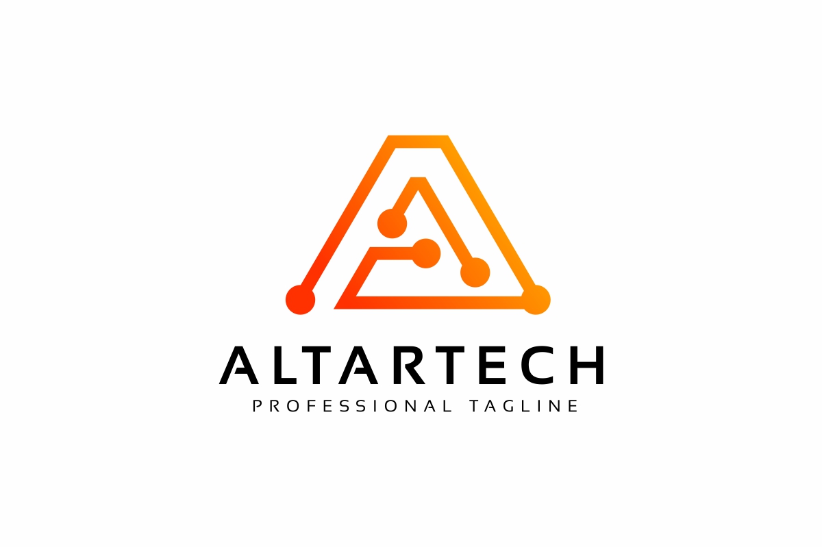 Download Шаблон логотипа "Letter A Technology Logo Template" / Letter A Technology Logo Template - Шаблон логотипа на тему графика letter,vector,sign,label,shape,design,identity,icon,branding,typography,symbol,template,alphabet,font,card,abstract,business,brand,logo,web