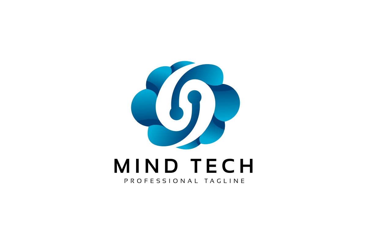 Download Шаблон логотипа "Mind Tech Logo Template" / Mind Tech Logo Template - Шаблон логотипа на тему графика abstract,mind,design,logo,icon,innovation,vector,tech,brain,technology,digital,human,creative,concept,sign,symbol,illustration,smart,think,business