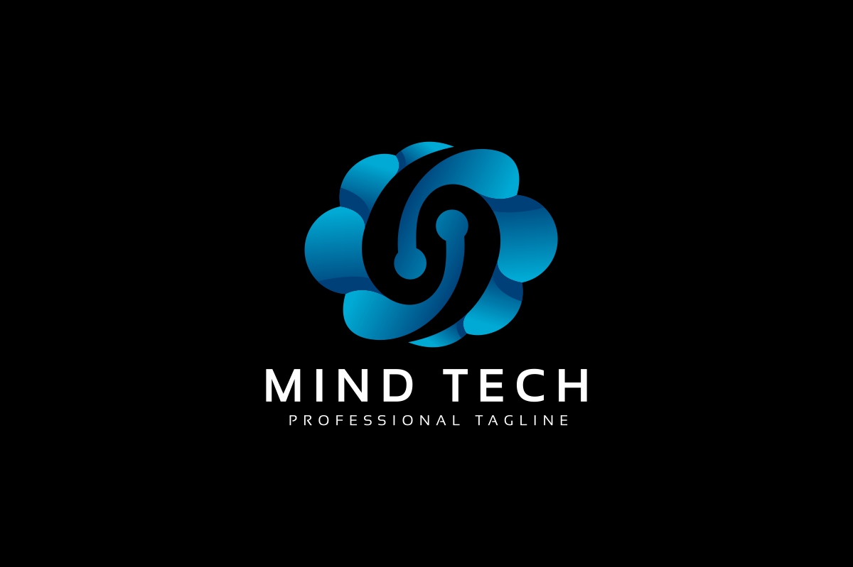 Download Шаблон логотипа "Mind Tech Logo Template" / Mind Tech Logo Template - Шаблон логотипа на тему графика abstract,mind,design,logo,icon,innovation,vector,tech,brain,technology,digital,human,creative,concept,sign,symbol,illustration,smart,think,business