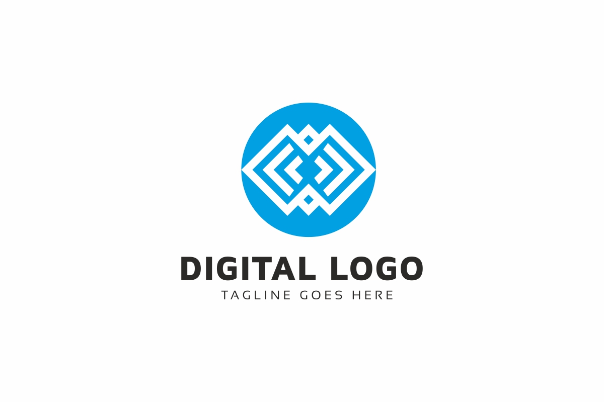 Download Шаблон логотипа "Digital Logo Template" / Digital Logo Template - Шаблон логотипа на тему графика agency,app,apps,business,colorful,commerce,community,company,connection,connections,consulting,corporate,creative,design,developer,dna,exchange,finance,group,groups