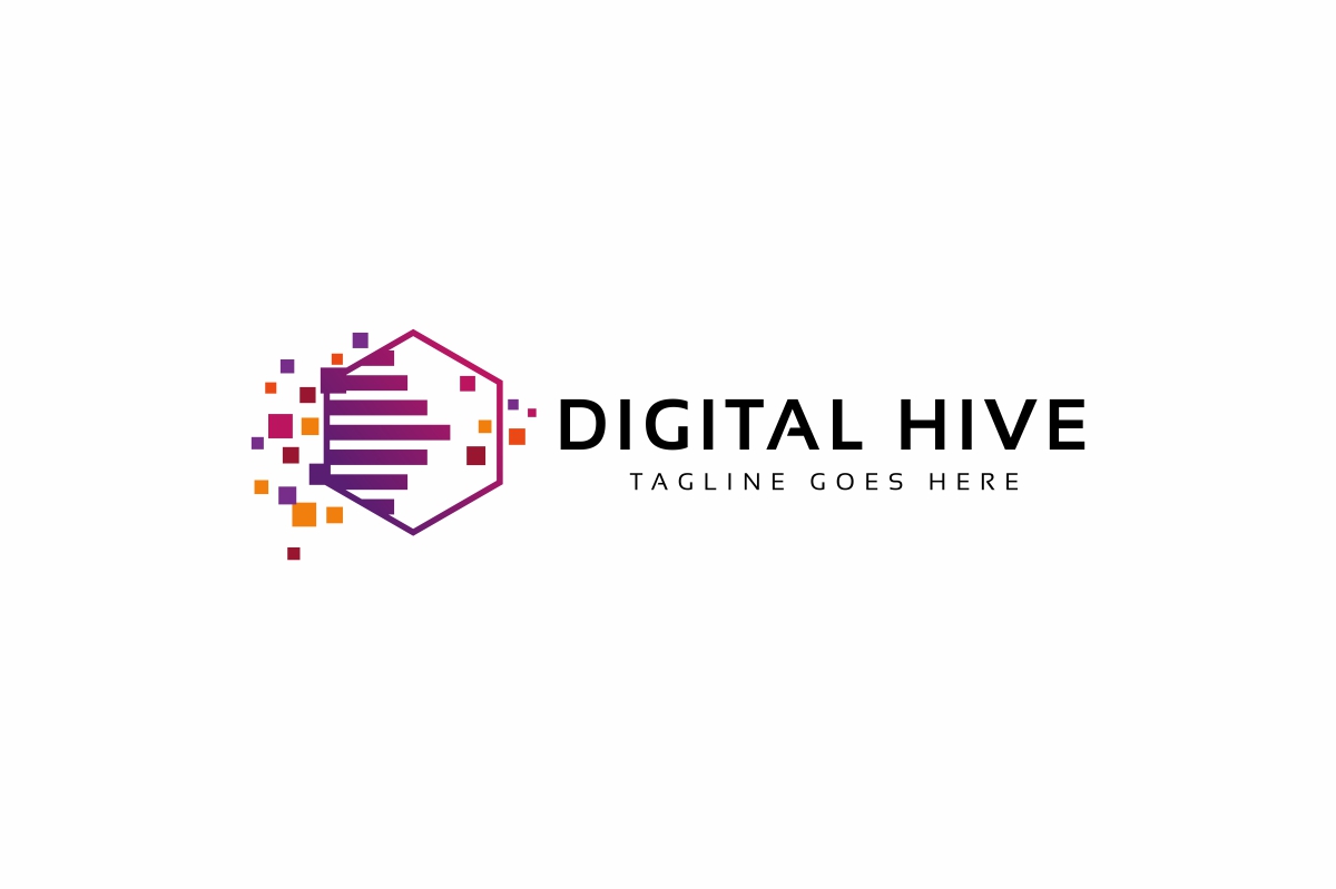 Download Шаблон логотипа "Digital Hive Logo Template" / Digital Hive Logo Template - Шаблон логотипа на тему графика abstract,vector,shape,logo,illustration,business,digital,design,icon,concept,template,hive,symbol,sign,isolated,graphic,modern,honey,background,honeycomb