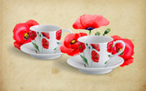 Hand-painted Poppies PNG Watercolor Set Illustration Template Small Screenshot Hand-painted Poppies PNG Watercolor Set Illustration