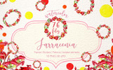 Cool Red Sarracenia PNG Watercolor Set Modèle Illustration Petite capture d'écran "Cool Red Sarracenia PNG Watercolor Set" illustration
