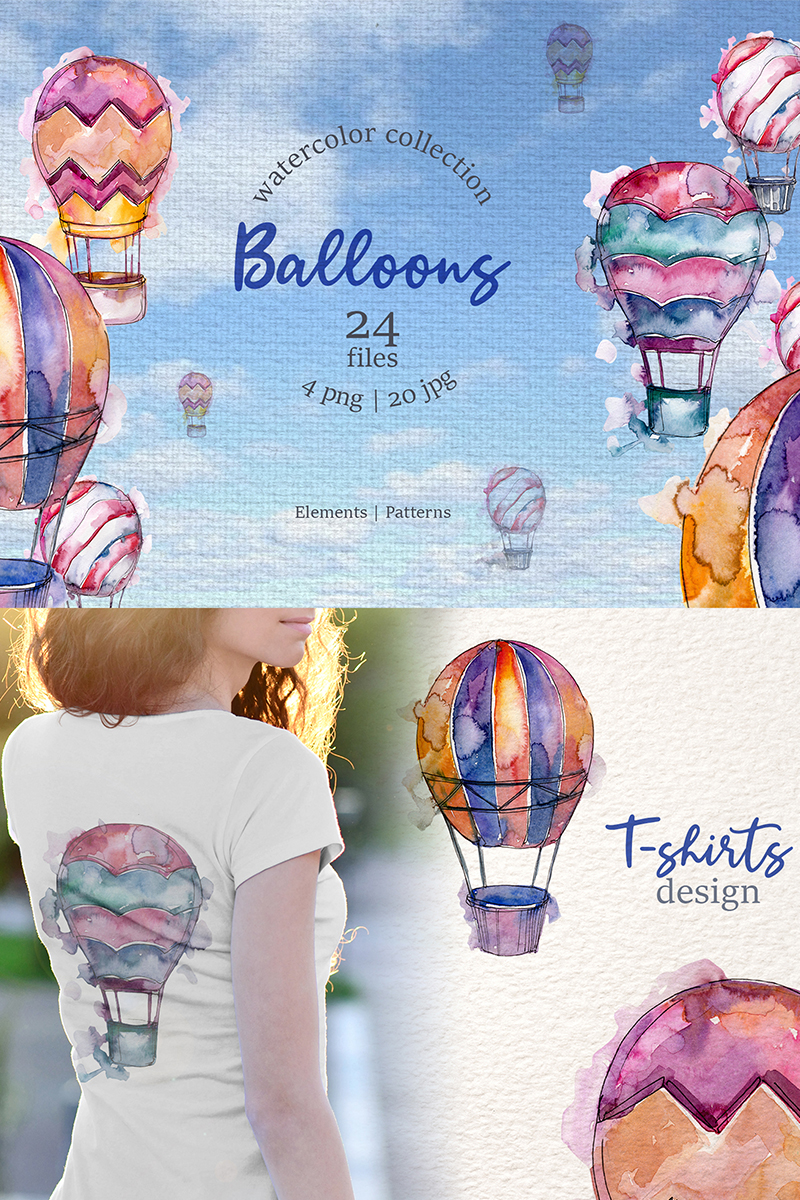 Balloons Watercolor Blue png Illustration Theme Kleiner Screenshot Illustration namens "Balloons Watercolor Blue png"