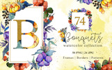 Bouquets On March 8 Watercolor Png Illustration Template Small Screenshot Bouquets On March 8 Watercolor Png Illustration
