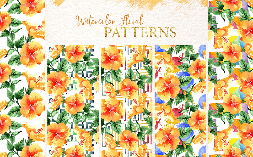 Naranja Hibiscus Watercolor Png Illustration Template Small Screenshot Naranja Hibiscus Watercolor Png Illustration